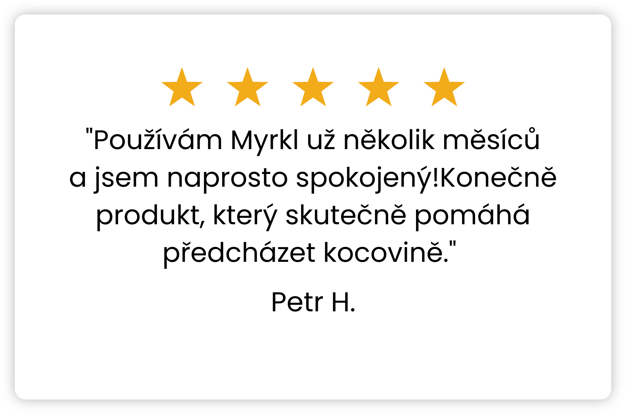 Používám Myrkl už několik měsíců a jsem naprosto spokojený!Konečně produkt, který skutečně pomáhá předcházet kocovině.